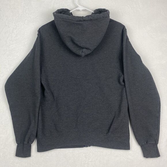 Disney parks Mickey Mouse Zip Up Hoodie Adult Small Gray Sweatshirt Jacket - Picture 2 of 6